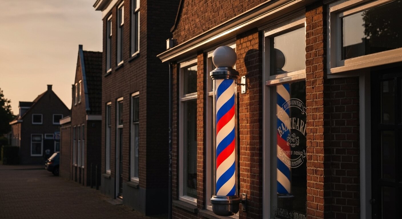Het team van Barbershop Voorbeeld